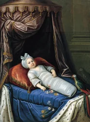 Porträt Ludwigs XIV. (1638-1715) als Baby, ca. 1638