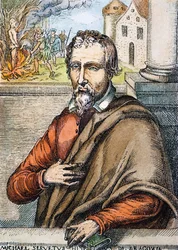 Porträt von Miguel Servet, frühes 18. Jahrhundert