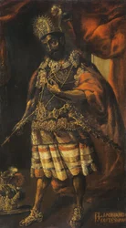 Porträt von Moctezuma II