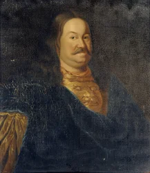 Porträt von Senator Prinz Jakow Fjodorowitsch Dolgorukow 1639-1720, frühes 18. Jahrhundert
