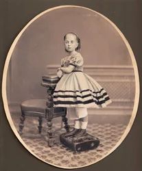 Porträt von Varvara Mikhaylovna Dostoevskaya 1854-1864, ca. 1860