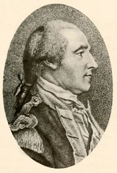 Porträt von Washington, nach dem Leben gezeichnet, zeigt Haare im Zopf, um 1770, 1937