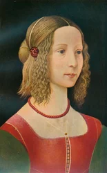Porträt eines Mädchens, um 1490, 1911