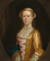 Porträt einer Dame, um 1730-1750
