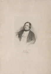 Porträt des Komponisten Johann Friedrich Kittl 1806-1868, ca. 1850