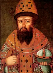 Porträt des Zaren Michail I. Fjodorowitsch von Russland, frühes 17. Jahrhundert