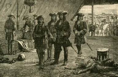 Prinz Eugen nach dem Sieg über die Türken bei Belgrad, 1717, 1890