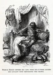Prinz Heinrich bietet sein Leben an, als sein Vater an seiner Loyalität zweifelt, nachdem er die Krone zurückgegeben hat