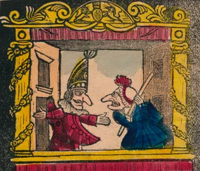 Punch und Judy, spätes 18. - frühes 19. Jahrhundert