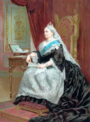 Königin Victoria 1819-1901 zur Zeit ihres Goldenen Jubiläums, 1887