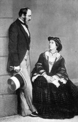 Königin Victoria und der Prinzgemahl, 1860