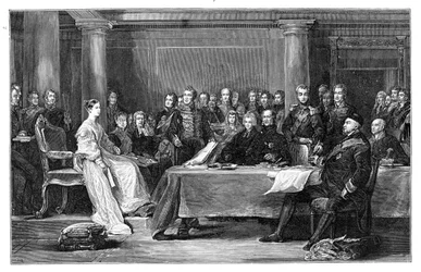 Königin Victorias erster Rat, ca. 1837