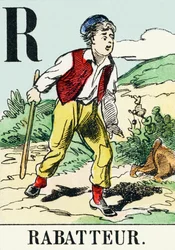 R: Treiber - Das Jagd-Alphabet, ca. 1890