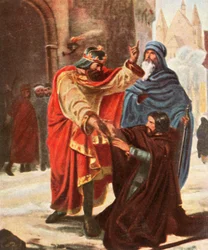Versöhnung von König Otto I. mit seinem Bruder Heinrich, Herzog von Bayern