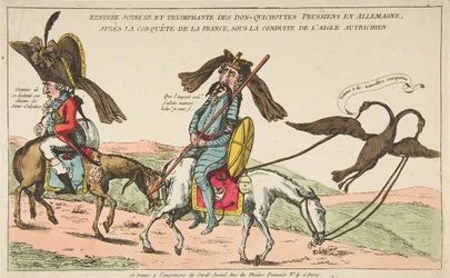 Freudige und triumphale Rückkehr der preußischen Don-Quichottes nach Deutschland, nach der Eroberung, ca. 1792