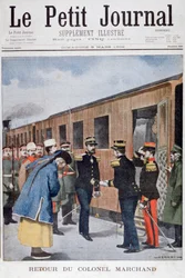 Rückkehr von Oberst Marchand nach China