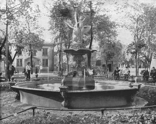 Rice Park, St. Paul, Minnesota, USA, ca. 1900