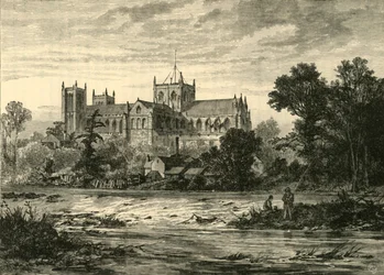 Ripon Minster, von Südosten, 1898