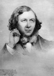 Robert Browning, britischer Dichter, 1859