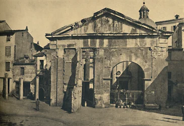 Roma - Portikus des Octavia, 1910