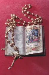 Rosenkranz und Gebetbuch von Maria Stuart