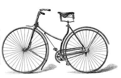 Rover-Sicherheitsfahrrad, um 1885