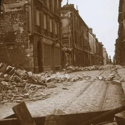 Rue Cérès, Reims, Nordfrankreich, ca. 1914-ca. 1918