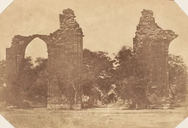Ruinen in Alt-Delhi, 1850er
