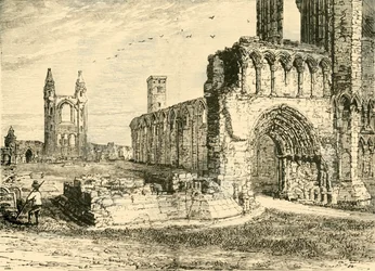 Ruinen der Kathedrale, St. Andrews, 1890