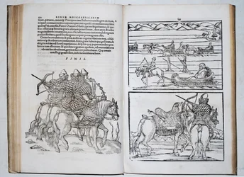 Russische Krieger. Siegmund von Herberstein reist durch Russland. Aus: Rerum Moscoviticarum commentarii, 1571