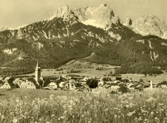 Saalfelden am Steinernen Meer, Österreich, um 1935