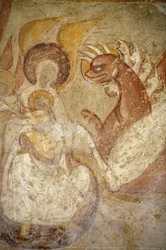 Gemälde in der Abtei Saint-Savin: Apokalypse, Saint-Savin-sur-Gartempe, Frankreich