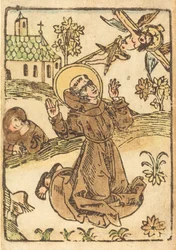 Sankt Franziskus empfängt die Stigmata, ca. 1480