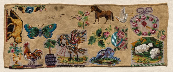 Stickereifragment, 1800er Jahre
