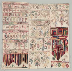 Stickmustertuch, ca. 1700