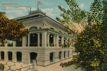 Santiago de Cuba. Vista Alegre - Café Restaurant. Kaffeehaus und Restaurant, um 1910