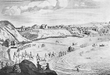 Scarborough Sands im Jahr 1735, um 1735, 1904