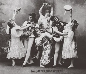 Szene aus dem Ballett Schwanensee, Mariinsky-Theater, 1895