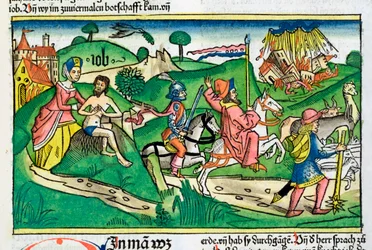 Szene aus dem Buch Hiob