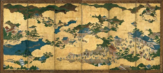 Szenen in und um Kyoto, ca. 1690