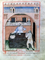 Kapernverkäufer, 1390-1400