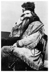 Seth Kinman, amerikanischer Jäger, 1860er