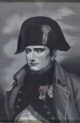 Seidenweberei Porträt von Kaiser Napoleon I. Bonaparte 1769-1821