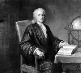 Sir Isaac Newton, englischer Mathematiker und Physiker, ca. 1720