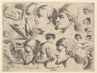 Sechs Köpfe, drei Füße, zwei Ohren, sechs Augen, vier Lippen