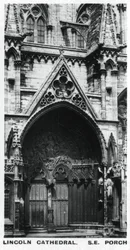 Südostvorhalle, Lincoln Cathedral, um 1920er Jahre