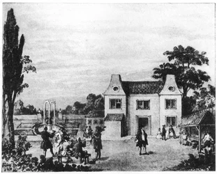Frühlingsgärten, Standort des Lowndes Square, London, spätes 18. Jahrhundert, 1907