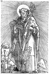 St. Antonius der Große, ägyptischer Asket