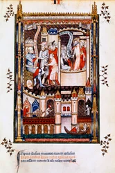 St. Denis, St. Rusticus und St. Eleutherius im Gefängnis, 1317
