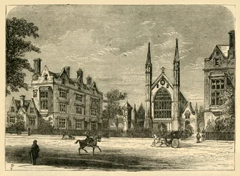 St. Katharines Hospital, um 1876